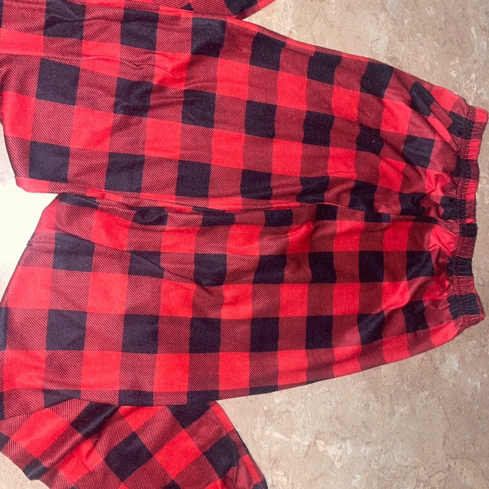 plaid christmas pants